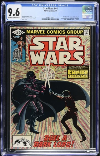 Star Wars 44 CGC 9.6 V1 1981 The Empire Strikes Back Part 6 Luke vs Darth! 42 68
