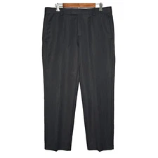 Kenneth Cole Reaction mens straight dress pants size 36 x 30 textured black