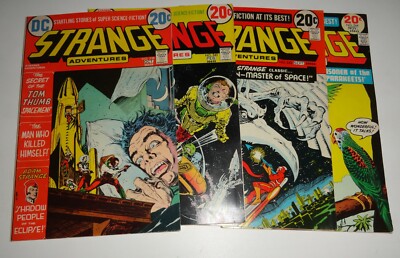 STRANGE ADVENTURES #238,240,243,244 ADAM STRANGE VF/VF+  1972/73