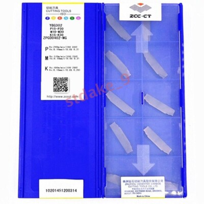 10pcs ZPGD0402-MG YBG302 ZCC.CT CNC blade TOOL Carbide Inserts