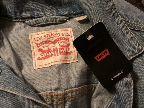 LEVI STRAUSS & CO blue Denim Jumpsuit Boiler Suit BNWT size XL - Picture 9 of 10
