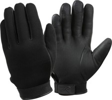Black Insulated Military Waterproof Cold Weather Gloves
