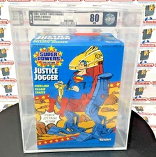 GRAIL Justice League Jogger Superman Super Powers AFA CAS Sealed 1986 Kenner
