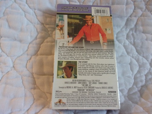 ELVIS PRESLEY 3 VHS LOT VIVA LAS VEGAS + SPEEDWAY + STAY AWAY, JOE ANN-MARGRET - Picture 7 of 10