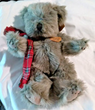 Vintage Elegante By Dakin 1983 Jointed Stuffed Bear Gramps"