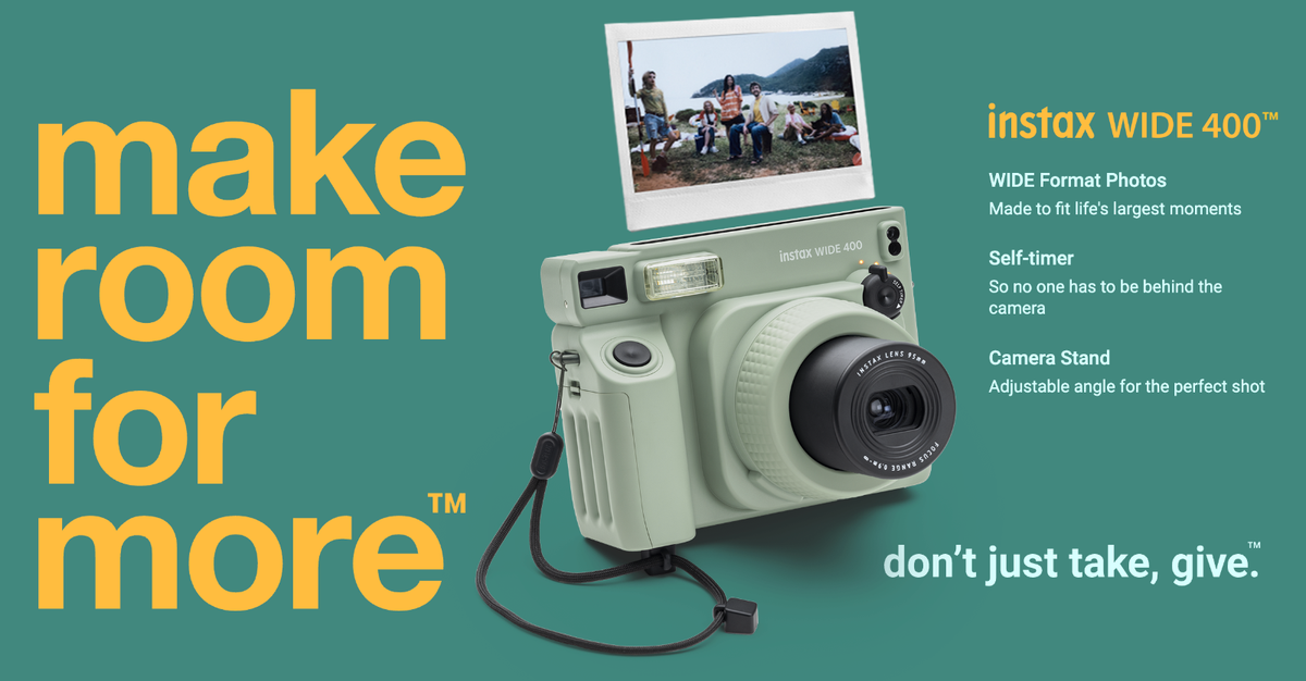 Fujifilm INSTAX Wide 400 Instant Camera (Green) | eBay
