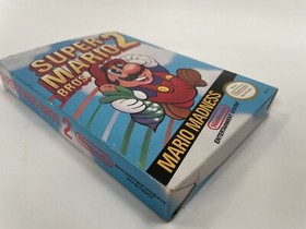 Super Mario Bros 2 Nintendo NES CIB Complete W/ Manual, Insert, Cover WHITE SEAL