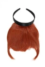 Clip-In Fringe Headband With Longer Page Hair Natural Effect Red HA071T-350