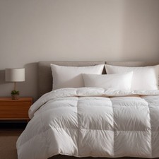 Image of 10.5 Tog Duck Feather & Down Duvet, 100% Cotton Luxury Quilt Bedding All Sizes