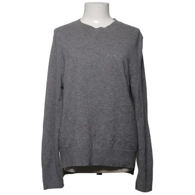 H&M, pull en tricot, taille : M, gris, cachemire, unicolore, tricot fin, femm... - Photo 1/4