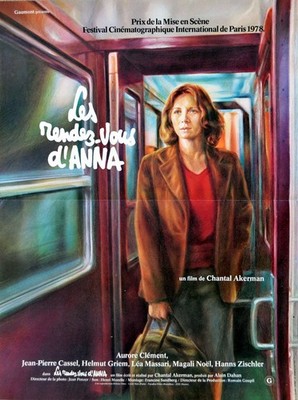 RENDEZ-VOUS D ANNA 1978 Chantel Akerman Aurore Clement FRENCH POSTER