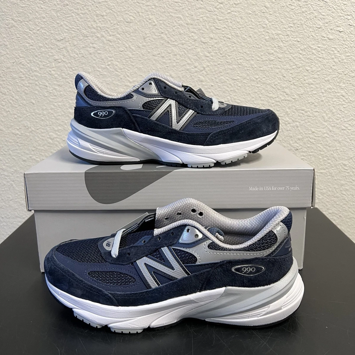 New Balance 990v6 Made in USA Navy White W for sale | eBay