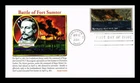 US COVER BATTLE OF FORT SUMTER CIVIL WAR SESQUICENTENNIAL FDC PANDA CACHET