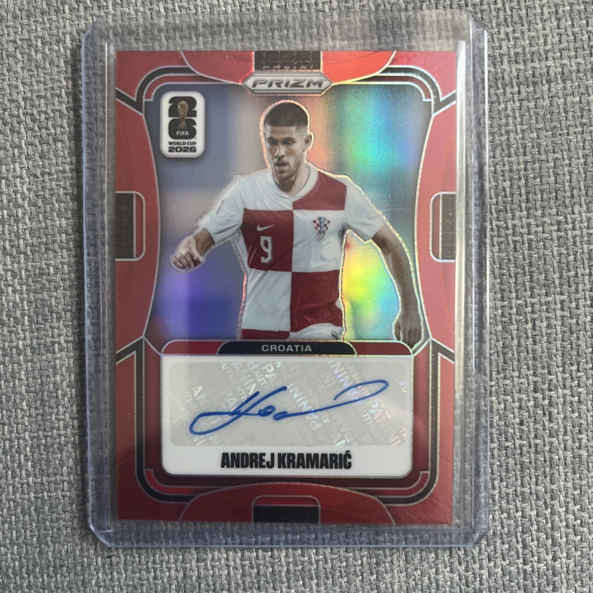 FIFA World Cup Soccer Croatia Autographed Sports Trading Cards