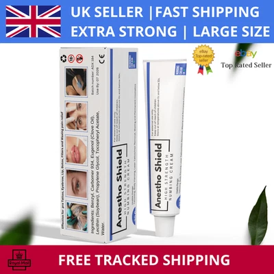 Pre-Tattoo Soothing Cream UK 30g (Large size) Anestho Shield Tattooing Cream