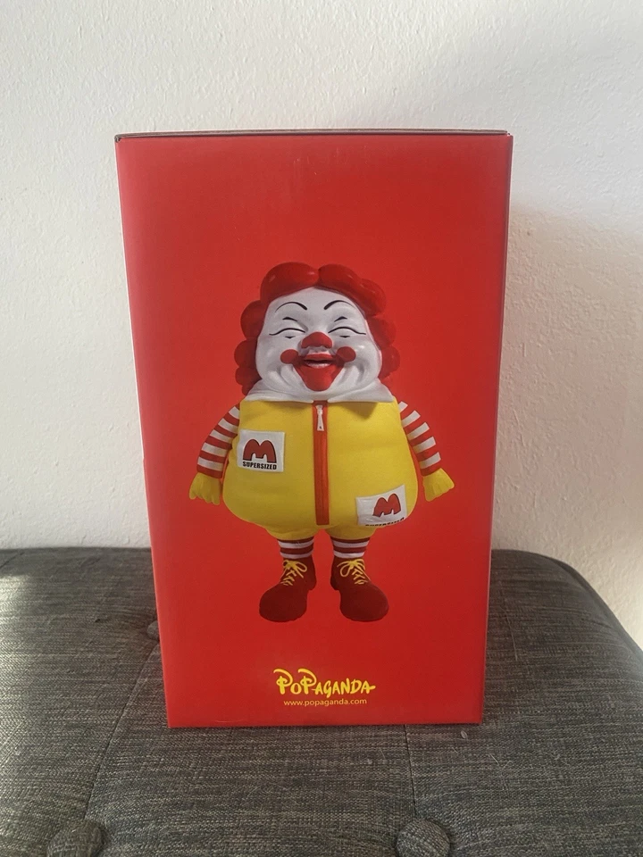Figura Ron English Big Mc de gran tamaño Popaganda Black Light Magic ¡SELLADA! Foto 3 de 4
