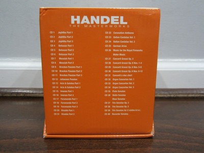 Handel The Masterworks 40CD Brilliant 【公式通販】