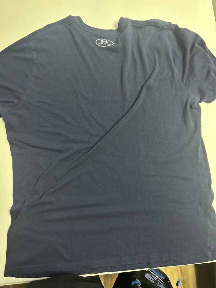Under Armour Camiseta Algodón Azul Marino Foto 4 de 4