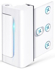 Home Security Door Reinforcement Lock Upgraded Front Locks 3 Inch, White