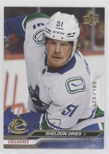 2023-24 Upper Deck Series 1 Exclusives 73/100 Sheldon Dries #178 2vh