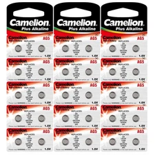 3x 10-PACK Camelion Watch Battery AG5 1.5V Camera, Calculator, Key Fob