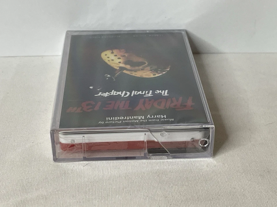 FRIDAY THE 13TH The Final Chapter Audio Red/White Cassette Horror Soundtrack New - Image 3 of 4