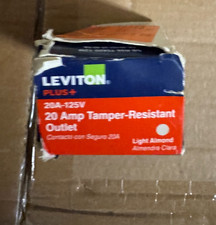 Leviton 20 Amp 125 V Tamper Resistant Outlet, Light Almond