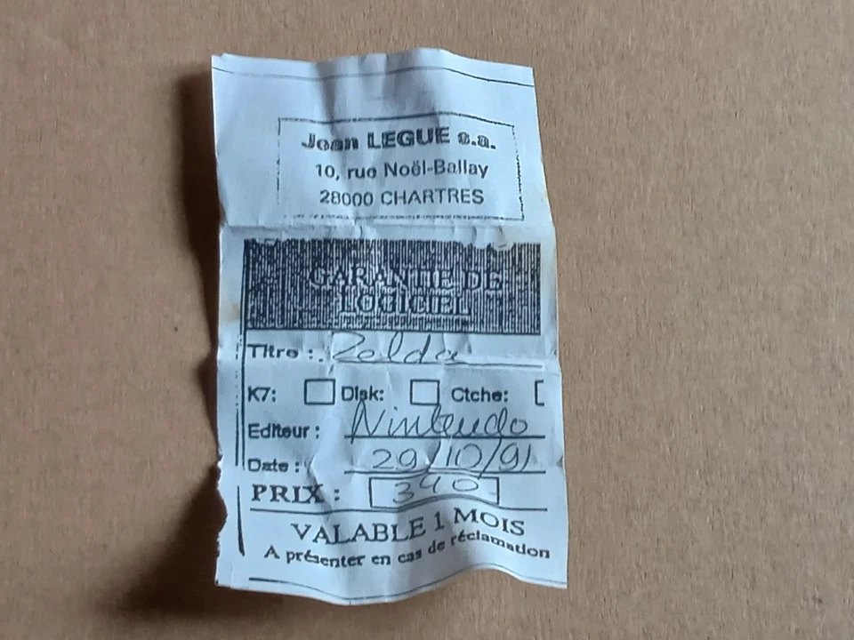 The legend of ZELDA - jeu nes - Photo 2/4