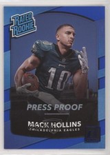 2017 Panini Donruss Rated Rookie Press Proof Blue Mack Hollins #311 0mu0