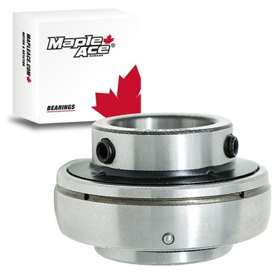 UC208-24 Insert Bearing 1-1/2'' Bore, Spherical OD, Set Screws, Lube Hole (Qty 1)