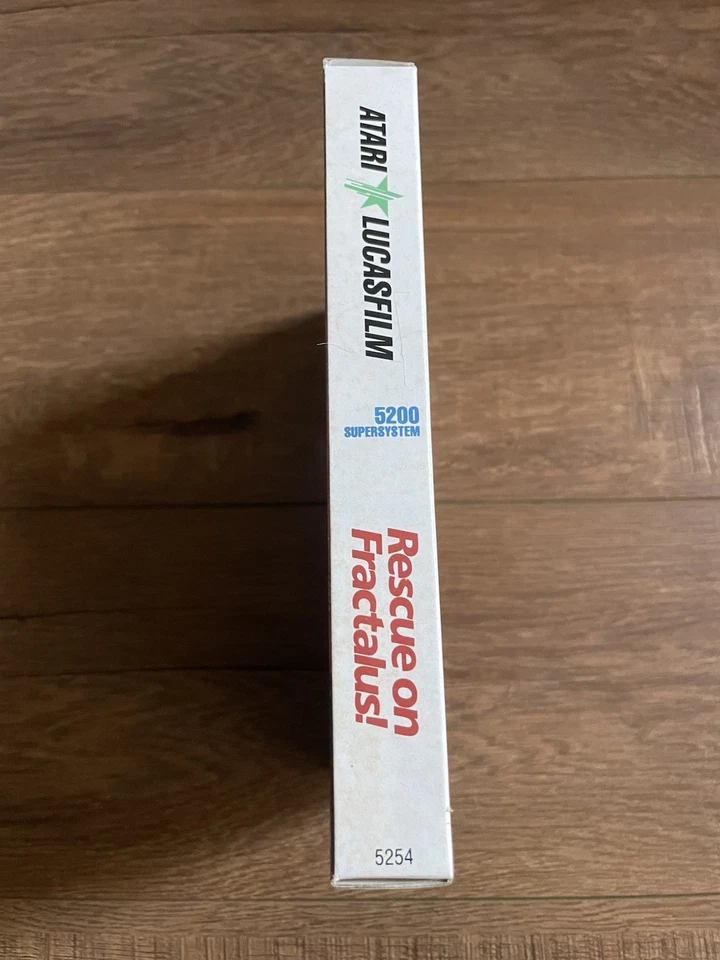 Atari 5200 SuperSystem LucasFilm Rescue on Fractalus 1984 Star Wars George Lucas - Image 3 of 4