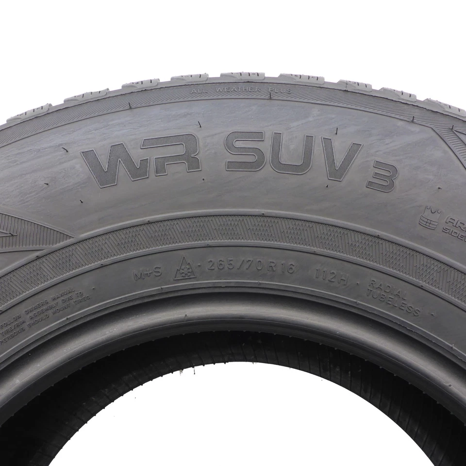 265 70 16 1x NOKIAN 265/70 R16 112H WR SUV3 WINTER TYRES 2017 FULL - Image 4 of 4