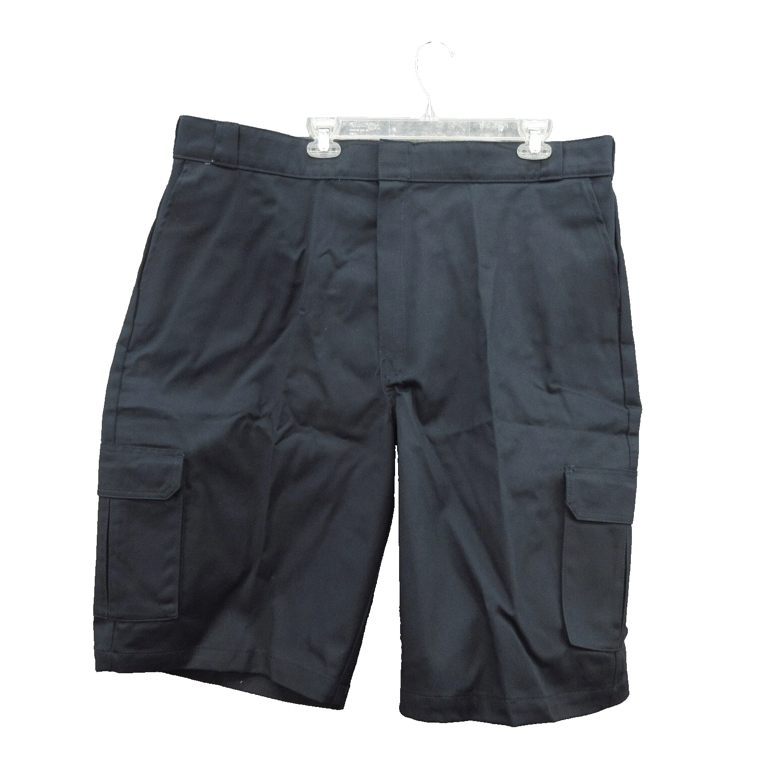 Dickies Men Cargo Shorts 44 Navy Blue Work 13" Loose Fit Wrinkle Resist New