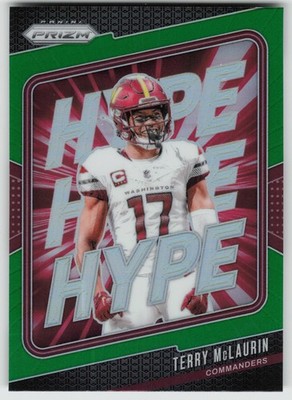 2024 Panini Prizm - Hype Green Prizm #12 Terry McLaurin