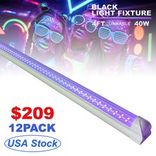 4 Ft UV Led Black light Bar 40W Creat Stunning Atmospheres for DJ Party Stage