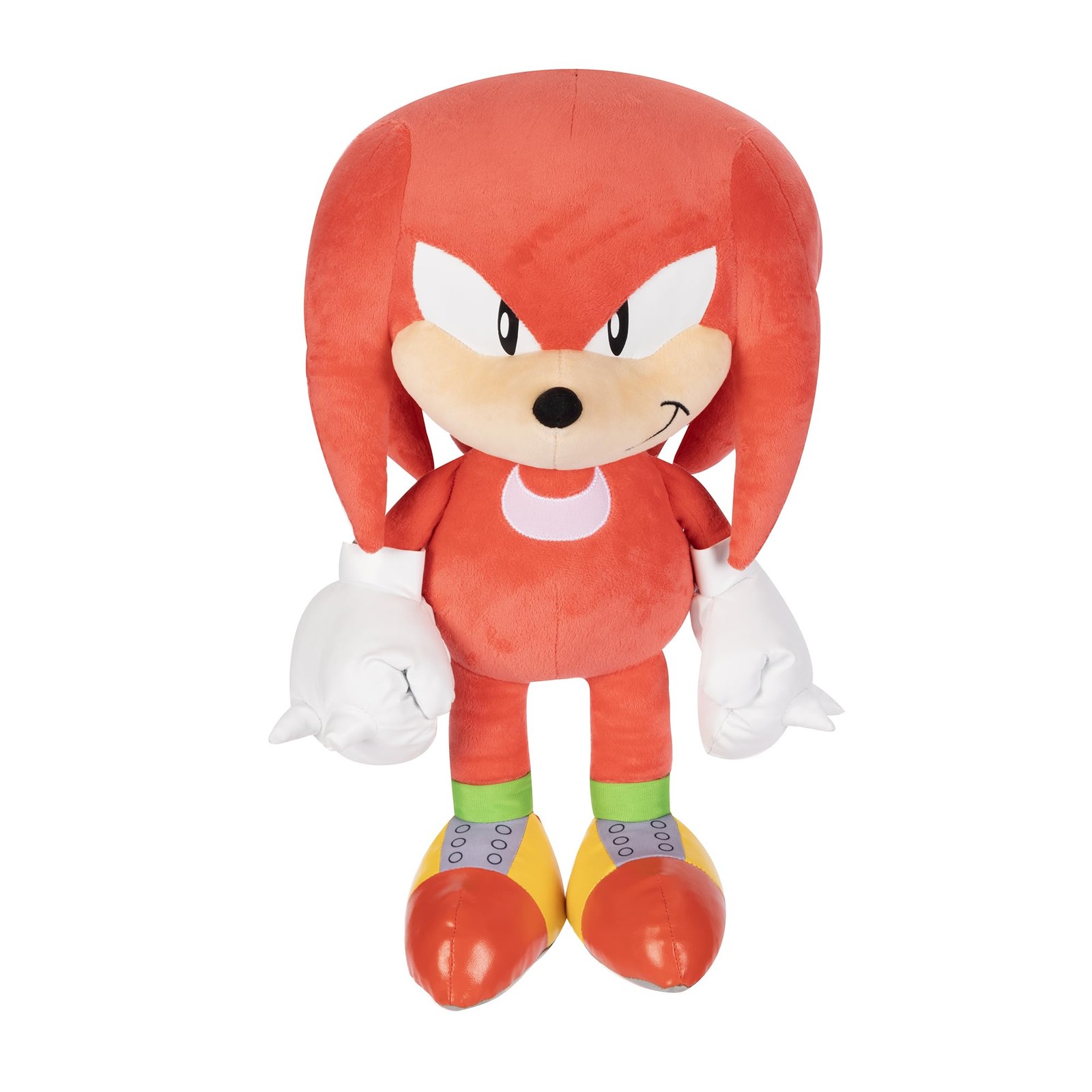 Sonic The Hedgehog Knuckles Jumbo Plush, 28  / 45cm Tall Plush Made of Premium S