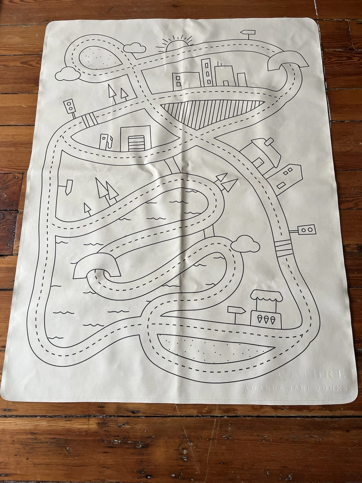 Gathre Mini+ Village Leather Play Mat 47” x 35.5”