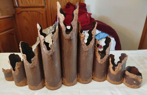 Menorah 9 branch Hanukkah Southwest Style Rustic Large 2' L 14" H Candle Holder