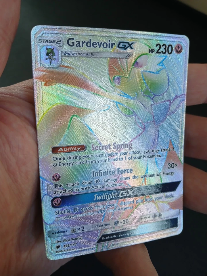 Gardevoir GX 159/147 Pokémon Card TCG Burning Shadows Sun & Moon Secret Rare - Image 4 of 4