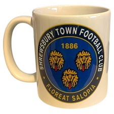 Shrewsbury Town FC Mug Cup Fathers Day Christmas Birthday Gift Idea Fan 11oz