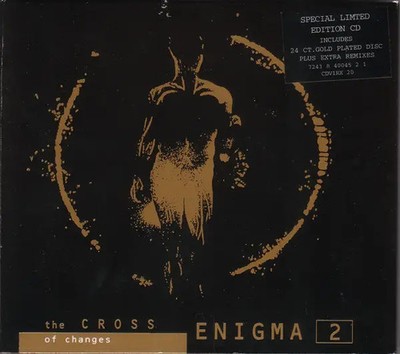 CD Enigma The Cross Of Changes 24 CT. GOLD PLATED Virgin