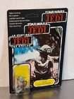 VTG STAR WARS YODA TRI-LOGO 79 BACK BROWN SNAKE 1983 FIGURE Unpunched CAS 90 MOC