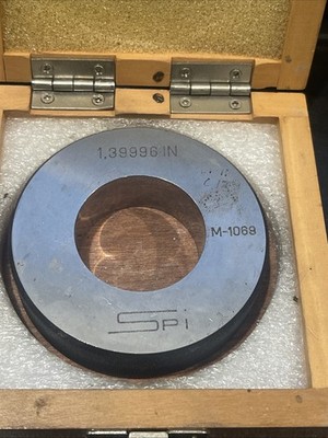 SPI precision setting ring 1.39996-inch master reference gauge M-1069