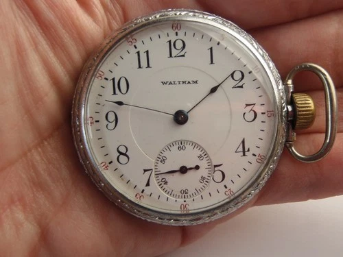 Antique Waltham 13404940 17J 16s Grade 625 Pocket Watch Not Working