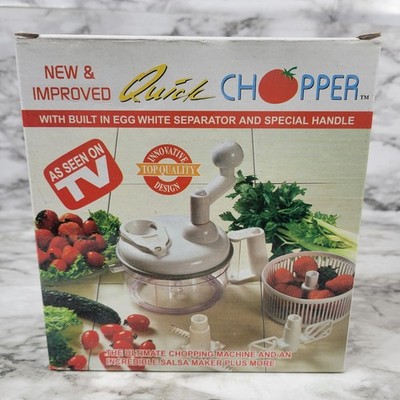 QUICK CHOPPER W HANDLE AS SEEN ON TV CHOPPING MACHINE SALSA VEGGIES New Open Box