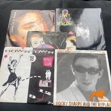 Vinyl Records 7" Singles 5 x 1980's Philip Oakey, Morris Day Petula Clark -9443