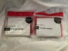 ESSENCE OF BEAUTY 16 ULTRA  WEDGES MAKEUP SPONGES COLLAGEN INFUSED, BRAND NEW..