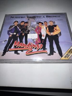 GRUPO MANDINGO - 2 Cassette Nuestro Tributo A Bronco Fonovisa Cassete 