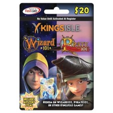 Carta prepagata digitale KingsIsle $20 Wizard101 carta Kroger / codice gioiello per animali domestici