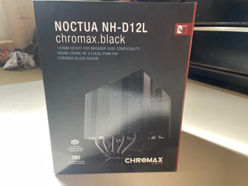 Noctua NH-D12L chromax.black 145mm High CPU Gaming PC Tower Cooler